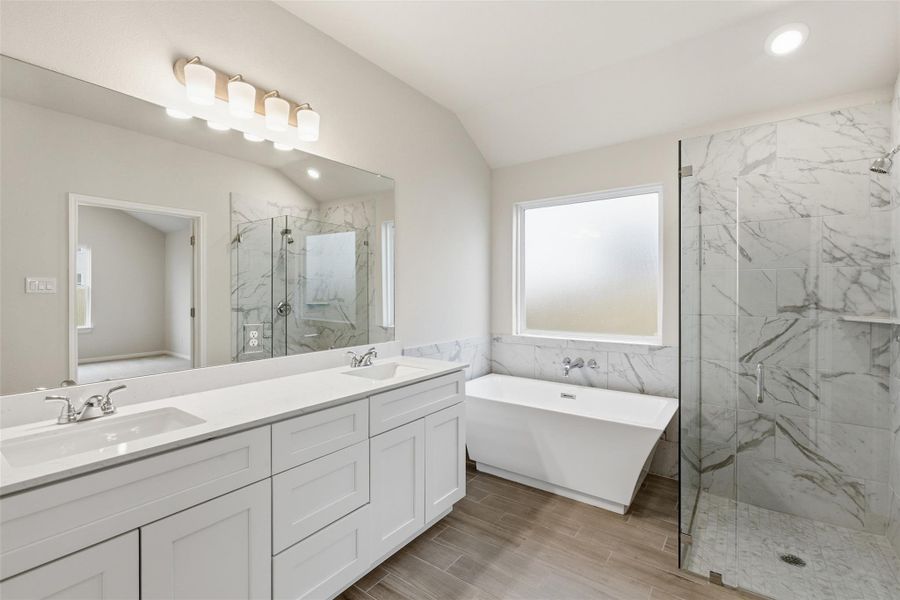 Furnished interior view inside a new home in Butler Farms, Liberty Hill (Image 9).