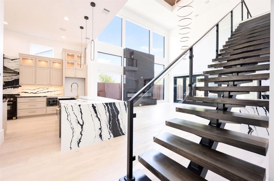 Furnished interior view inside a new home in , Houston (Image 12).