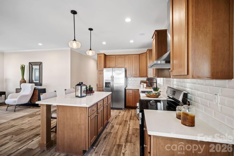Furnished interior view inside a new home in , Asheville (Image 8).