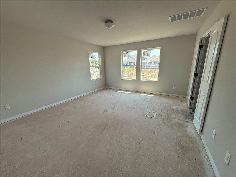 Spacious, unfurnished interior of a new home in Cannon Ranch 45s, Dripping Springs (Image 23). Spacious, unfurnished interior of a new home in Cannon Ranch 45s, Dripping Springs (Image 23).