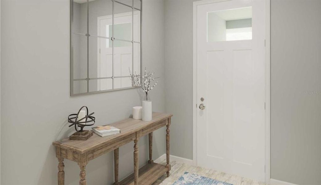 Furnished interior view inside a new home in Meridian Parks, Orlando (Image 9).
