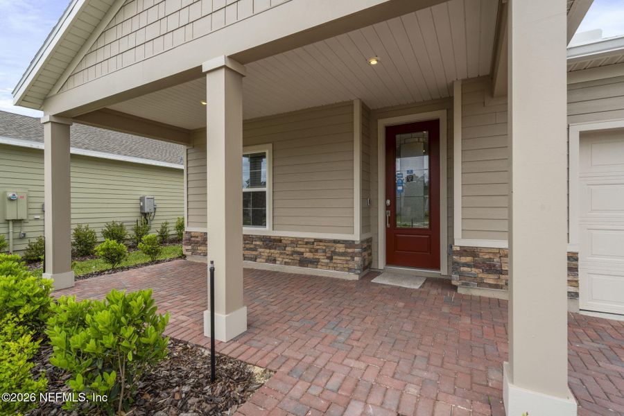 Exterior details and patio area of a home in Tributary, Yulee (Image 4). Exterior details and patio area of a home in Tributary, Yulee (Image 4).