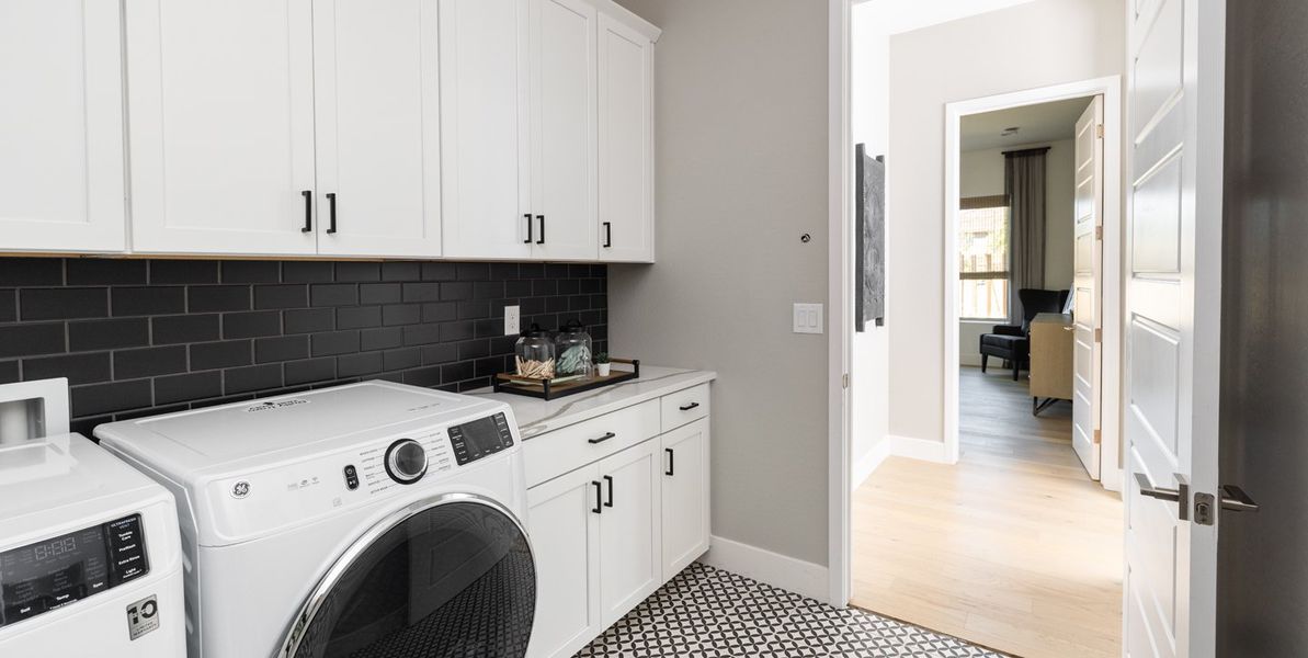 Furnished interior view inside a new home in Horizon at The Dells, Prescott (Image 22). Furnished interior view inside a new home in Horizon at The Dells, Prescott (Image 22).