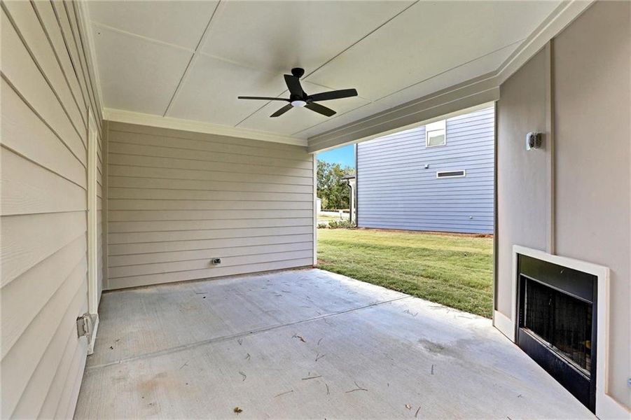 Exterior details and patio area of a home in , Lawrenceville (Image 2). Exterior details and patio area of a home in , Lawrenceville (Image 2).
