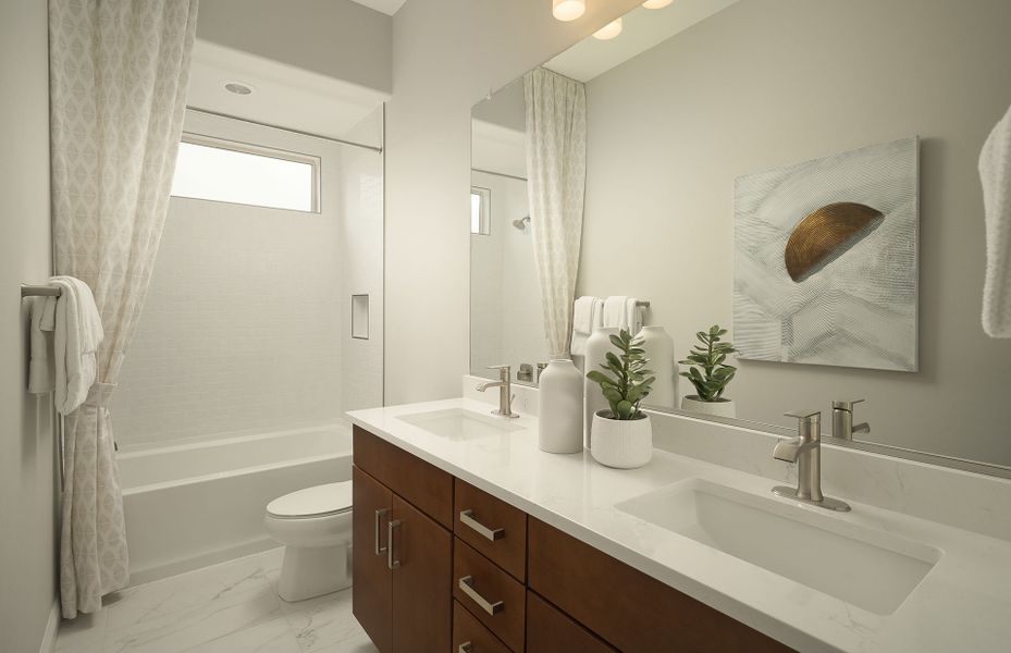 Representative furnished interior of a home built from the Catalina by Pulte Homes in Saguaro Reserve - Majesty, Marana (Image 10).