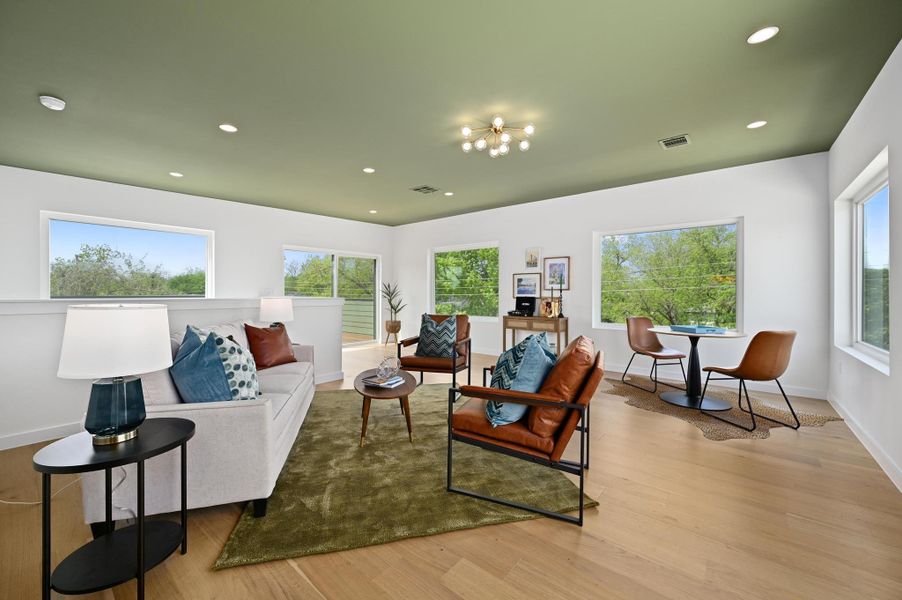 Furnished interior view inside a new home in , Austin (Image 29). Furnished interior view inside a new home in , Austin (Image 29).