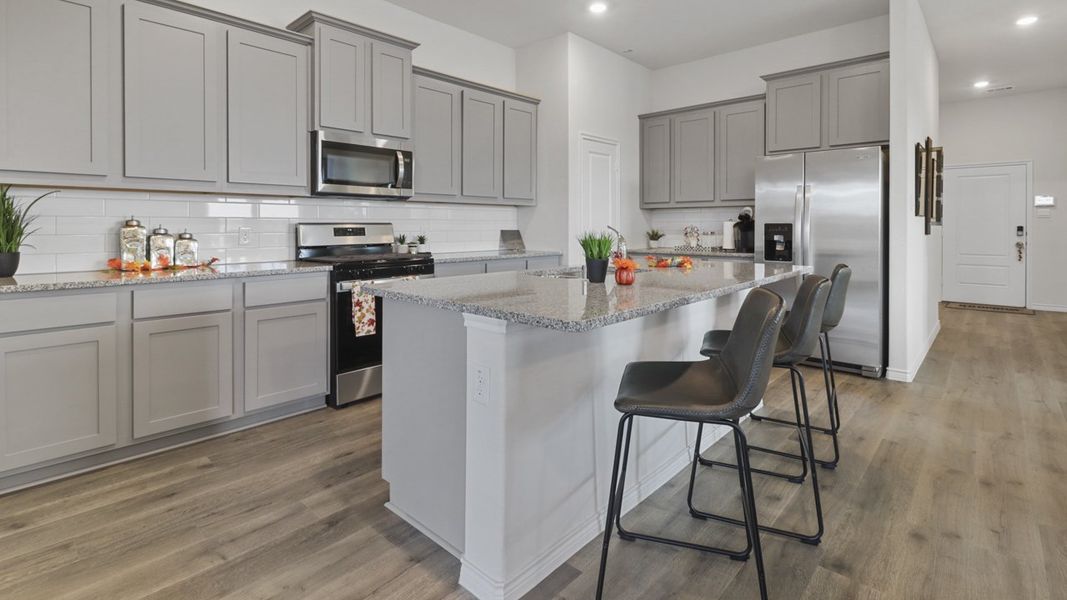 Furnished interior view inside a new home in The Woods at Lindsey Place, Anna (Image 5).