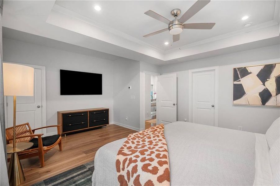 Furnished interior view inside a new home in Parkside at Mason Mill, Decatur (Image 7).