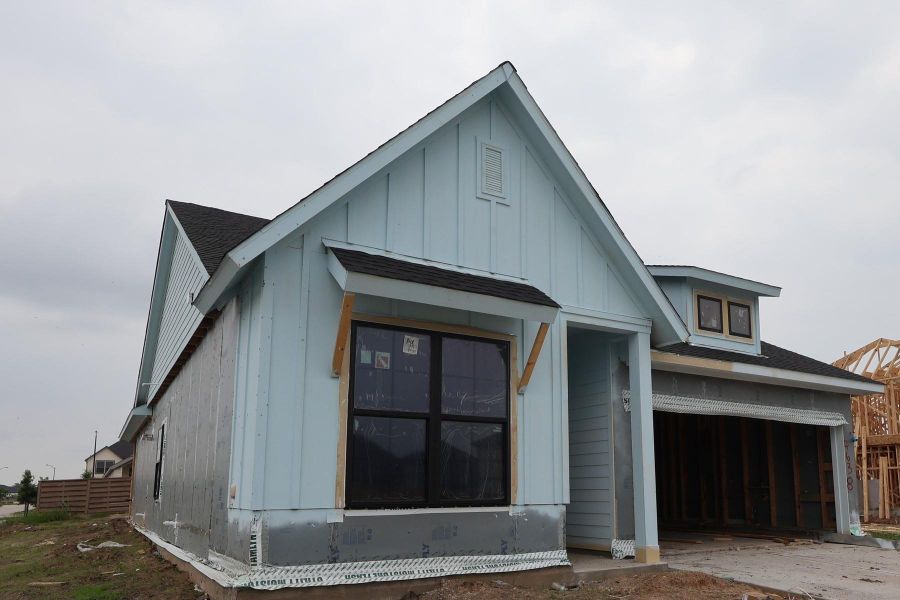 In-progress construction of a new home in Austin Point - Terrace Collection, Richmond, TX (Image 4). In-progress construction of a new home in Austin Point - Terrace Collection, Richmond, TX (Image 4).