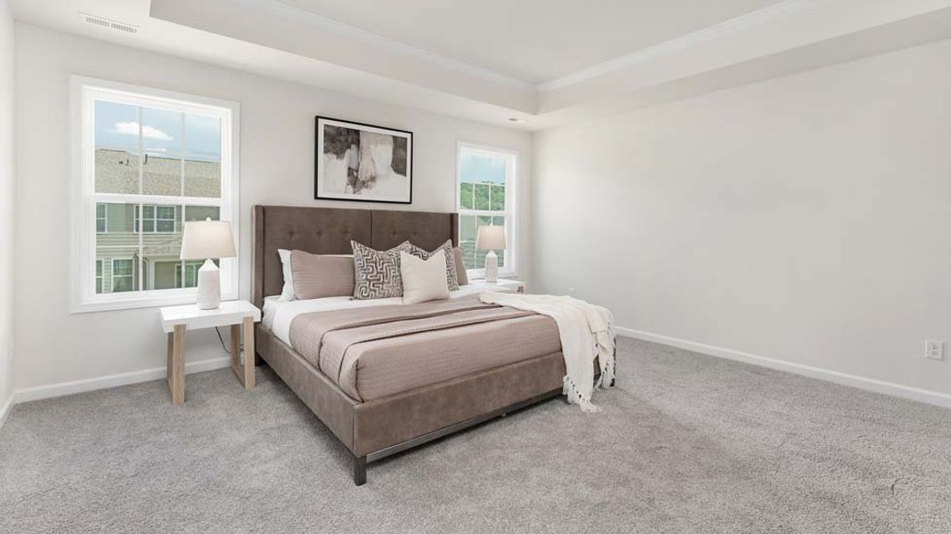 Furnished interior view inside a new home in Sylvan Creek, Denver (Image 16).