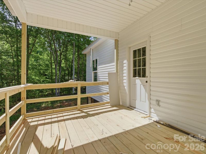 Exterior details and patio area of a home in , Clover (Image 12).