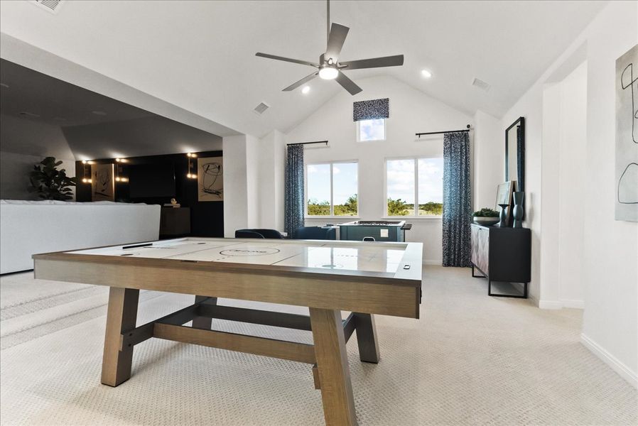 Furnished interior view inside a new home in Meadow Run, Melissa (Image 11).