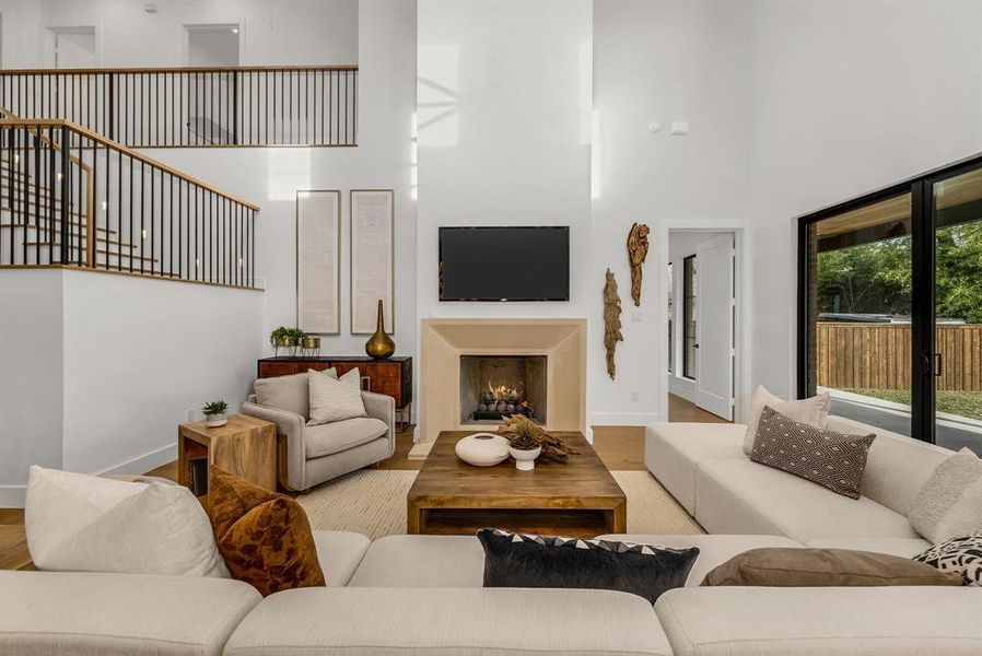 Furnished interior view inside a new home in , Dallas (Image 38).