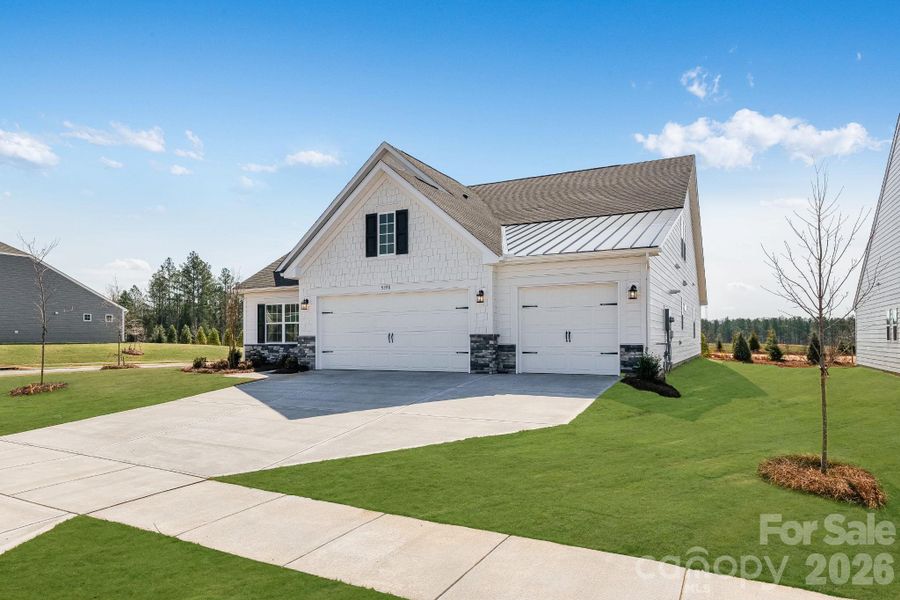 Front exterior of a new home in Roselyn, Lancaster, SC, highlighting curb appeal (Image 17).