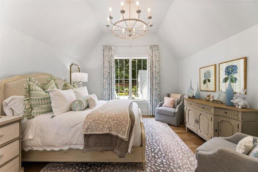 Furnished interior view inside a new home in , Roswell (Image 37).