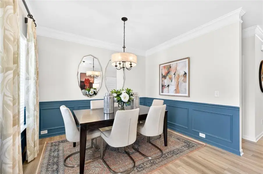 Furnished interior view inside a new home in The Stiles, Cartersville (Image 16).