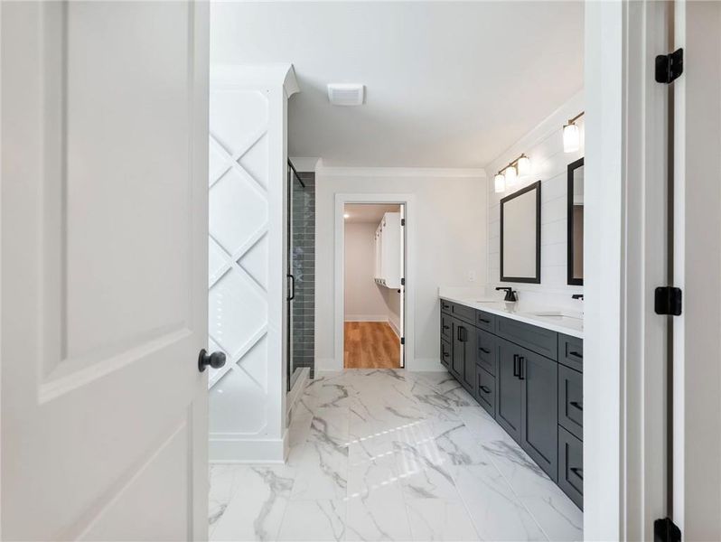 Furnished interior view inside a new home in , Buford (Image 12).