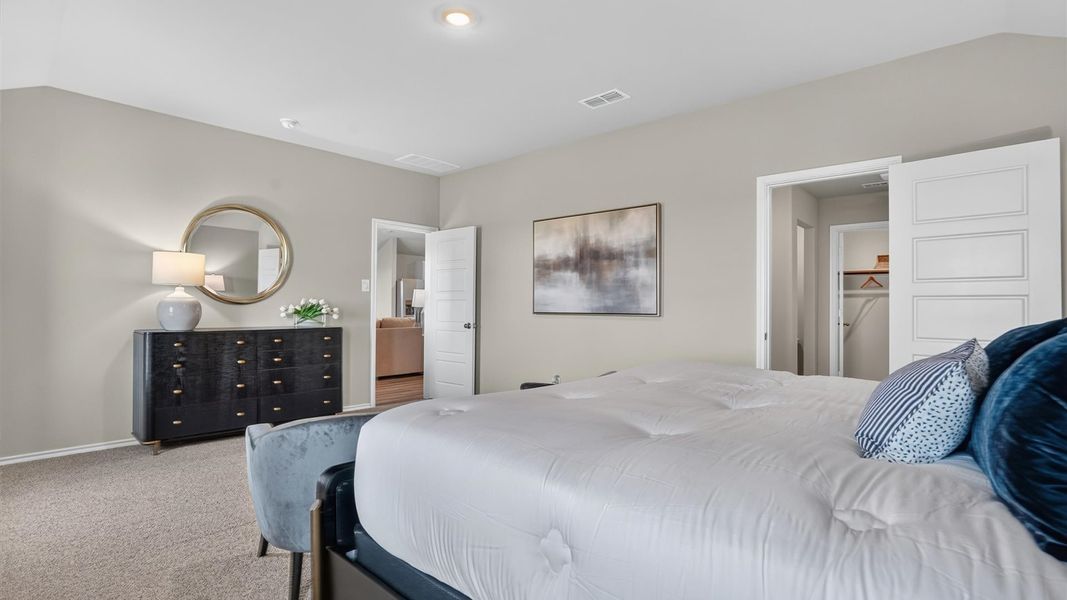 Furnished interior view inside a new home in Townes Landing, Fort Worth (Image 26). Furnished interior view inside a new home in Townes Landing, Fort Worth (Image 26).