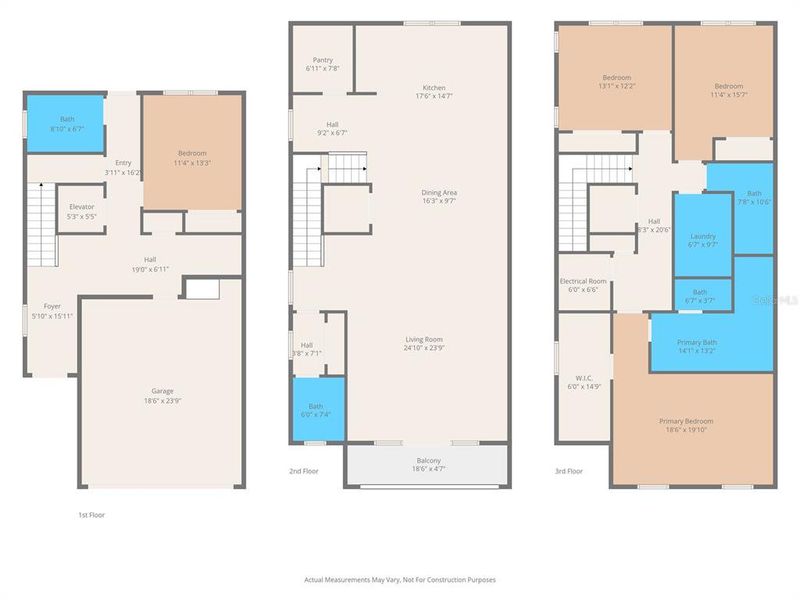 2D floor plan layout of this home in , Tampa, FL (Image 5).