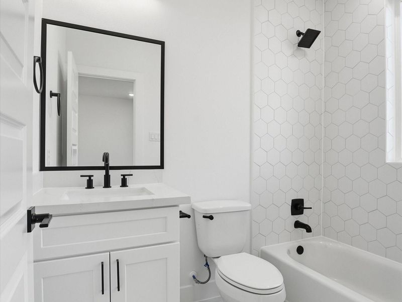 Furnished interior view inside a new home in , Houston (Image 11).