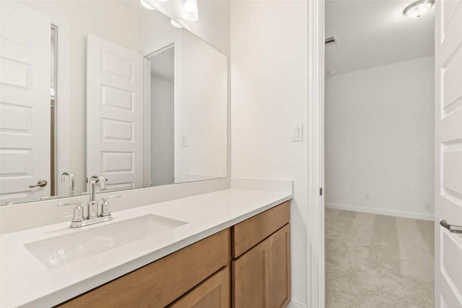 Furnished interior view inside a new home in Sundance Cove, Crosby (Image 9).