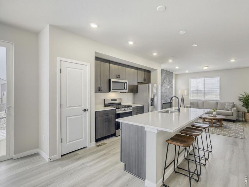 Furnished interior view inside a new home in , Fort Collins (Image 8).