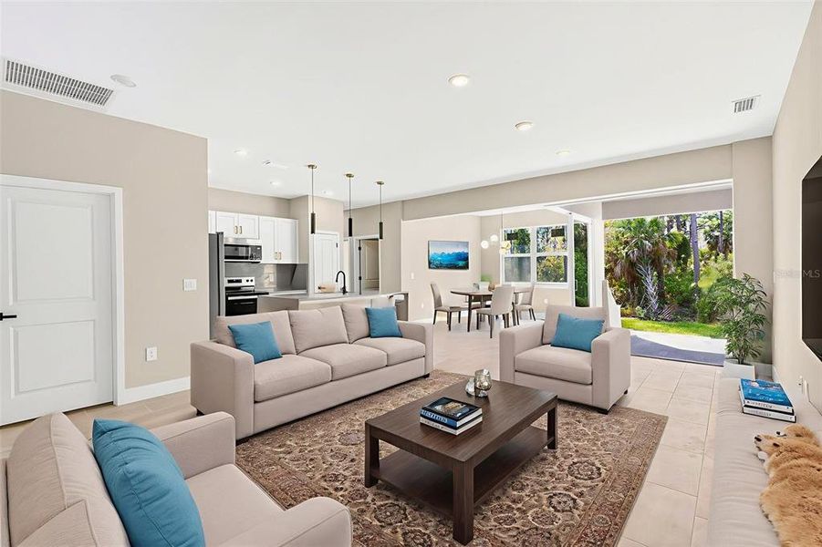 Furnished interior view inside a new home in , Port Charlotte (Image 7). Furnished interior view inside a new home in , Port Charlotte (Image 7).