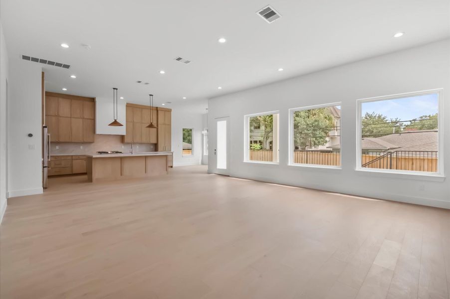 Bright and airy living space. Bright and airy living space.