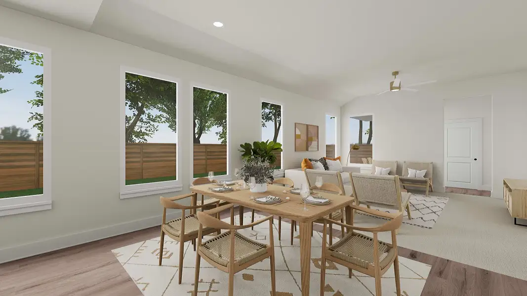 Representative furnished interior of a home built from the Palomino by Tri Pointe Homes in Enclave At Canyon Ranch, Corinth (Image 4).