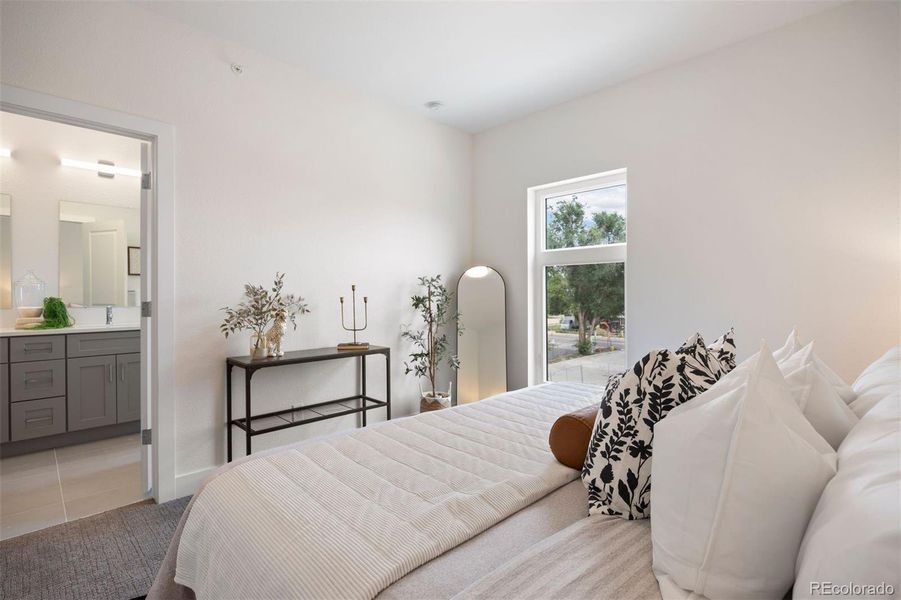 Furnished interior view inside a new home in , Arvada (Image 22).