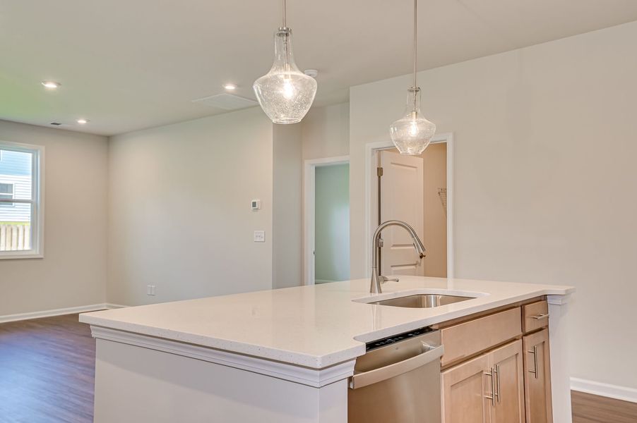 Furnished interior view inside a new home in The Beacon at Old Peachtree Single Family Homes, Lawrenceville (Image 13).