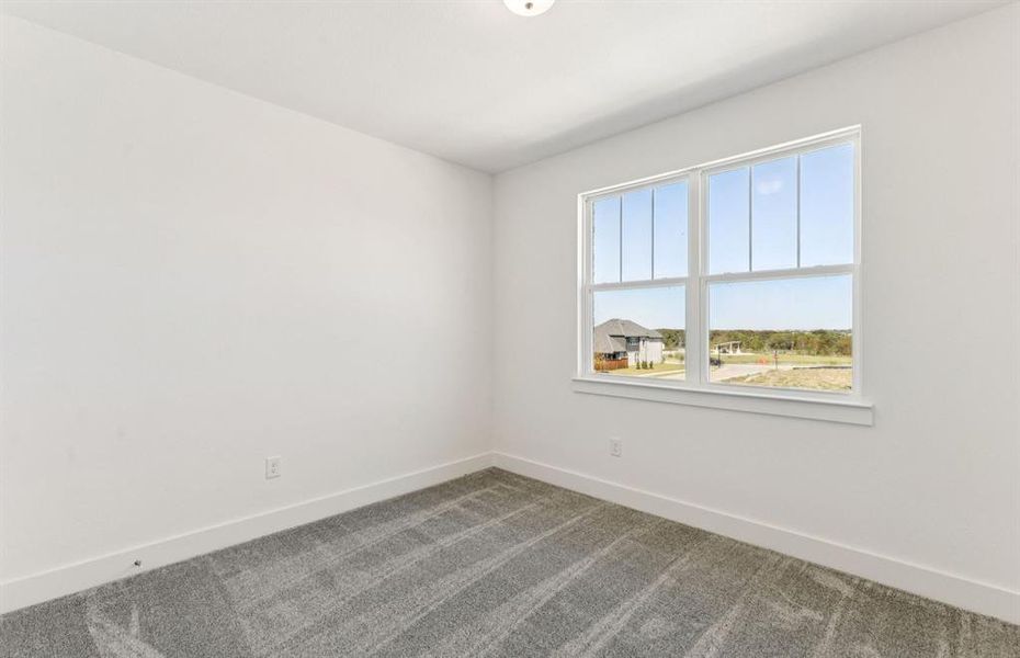 Cozy bedroom with natural light
