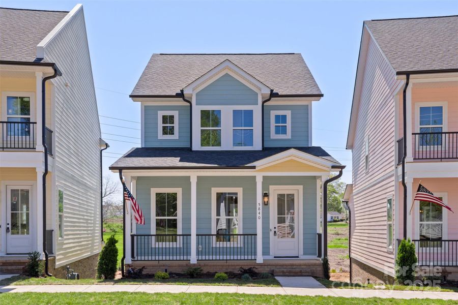 Front exterior of a new home in , Kannapolis, NC, highlighting curb appeal (Image 16).