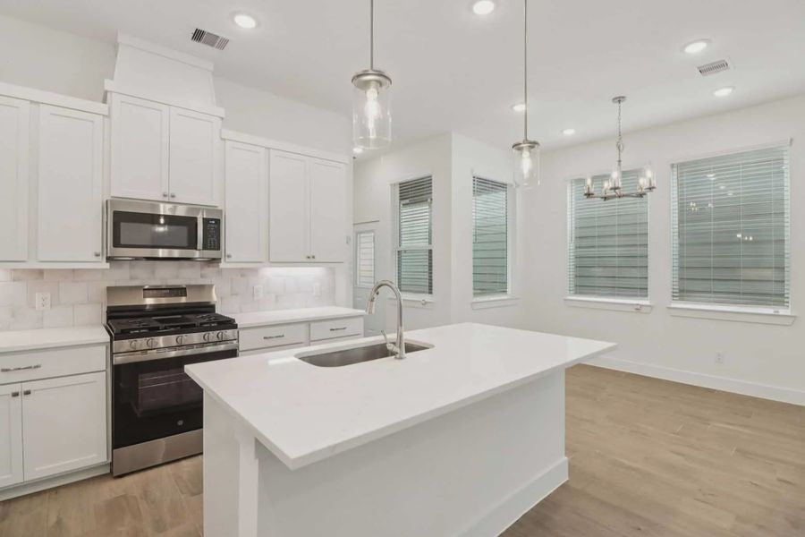 Furnished interior view inside a new home in Kresston Chateau, Montgomery (Image 3).