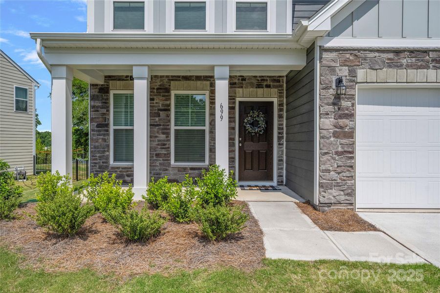 Front exterior of a new home in Piper Landing, Concord, NC, highlighting curb appeal (Image 20).