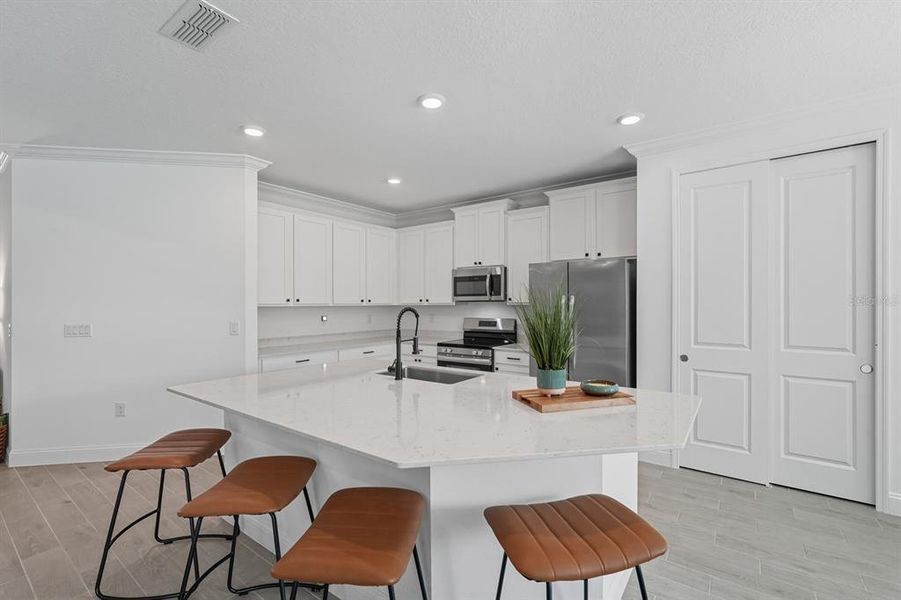 Furnished interior view inside a new home in , Ormond Beach (Image 16).