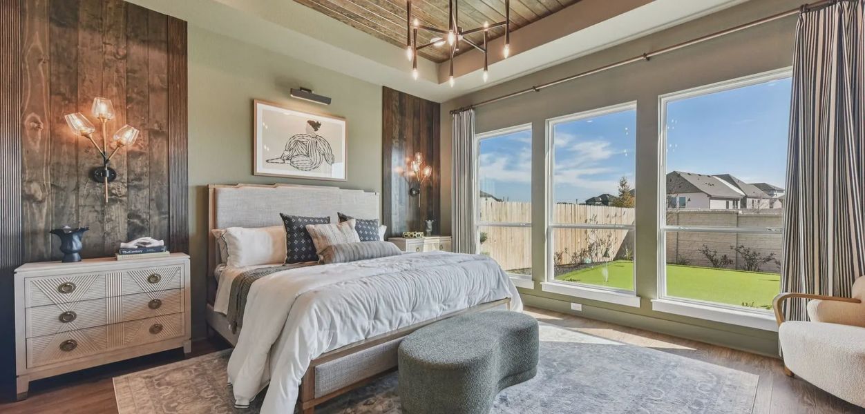 Representative furnished interior of a home built from the Silas by Chesmar Homes in The Grove at Blackhawk, Pflugerville (Image 7).