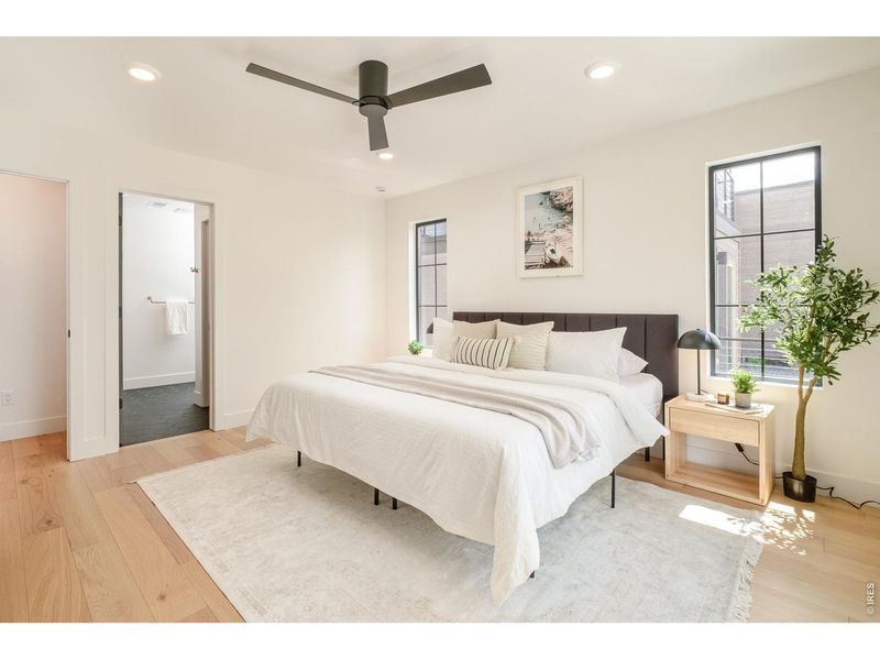 Furnished interior view inside a new home in , Denver (Image 10).