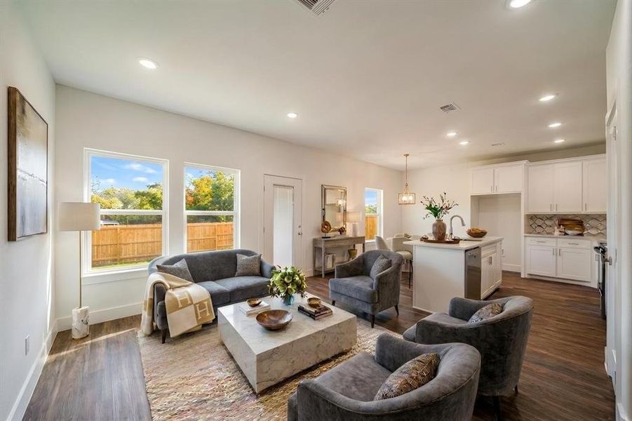 Furnished interior view inside a new home in , Granbury (Image 5).
