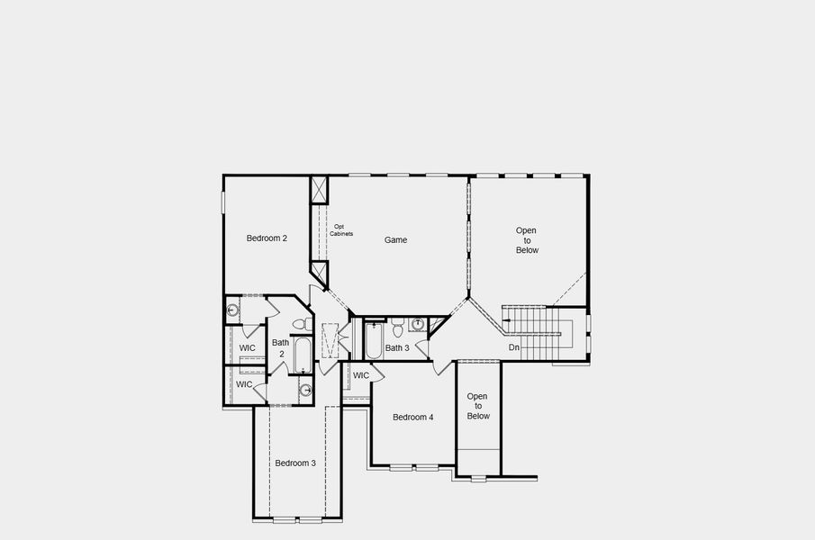 2D floor plan layout of this home in The Ranch at Uptown Celina 60s, Celina, TX (Image 22). 2D floor plan layout of this home in The Ranch at Uptown Celina 60s, Celina, TX (Image 22).