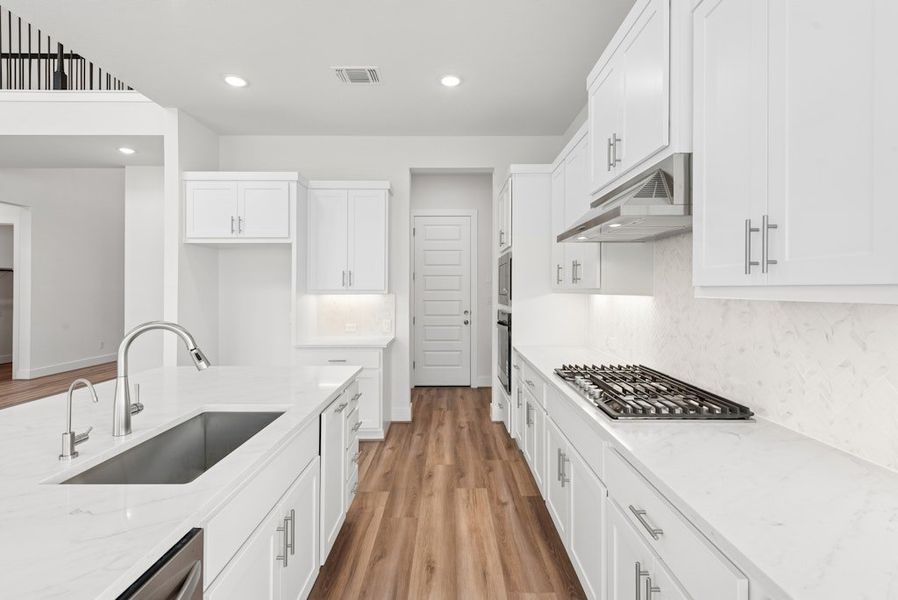 Furnished interior view inside a new home in Blackhawk, Pflugerville (Image 9).