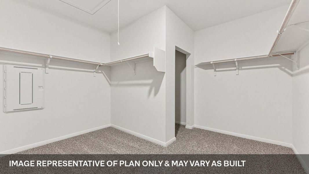 Representative unfurnished interior of a home built from the The Mitchell by D.R. Horton in Bar W Ranch, Leander (Image 23).