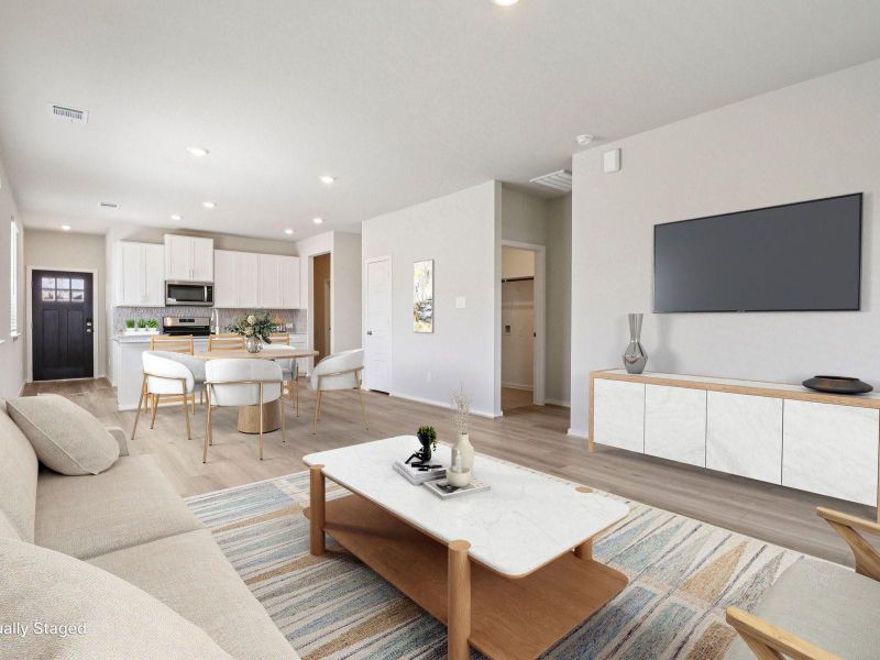 Photo is not of the actual home, but is an inspirational photo of builder’s model home and may depict options, furnishings, and/or decorator features that are not included