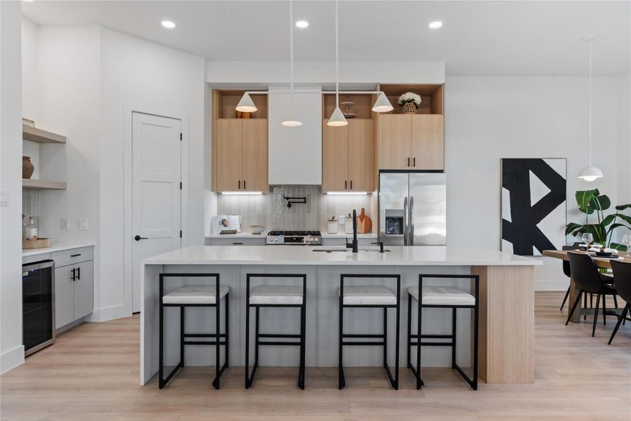 Furnished interior view inside a new home in , Houston (Image 10).