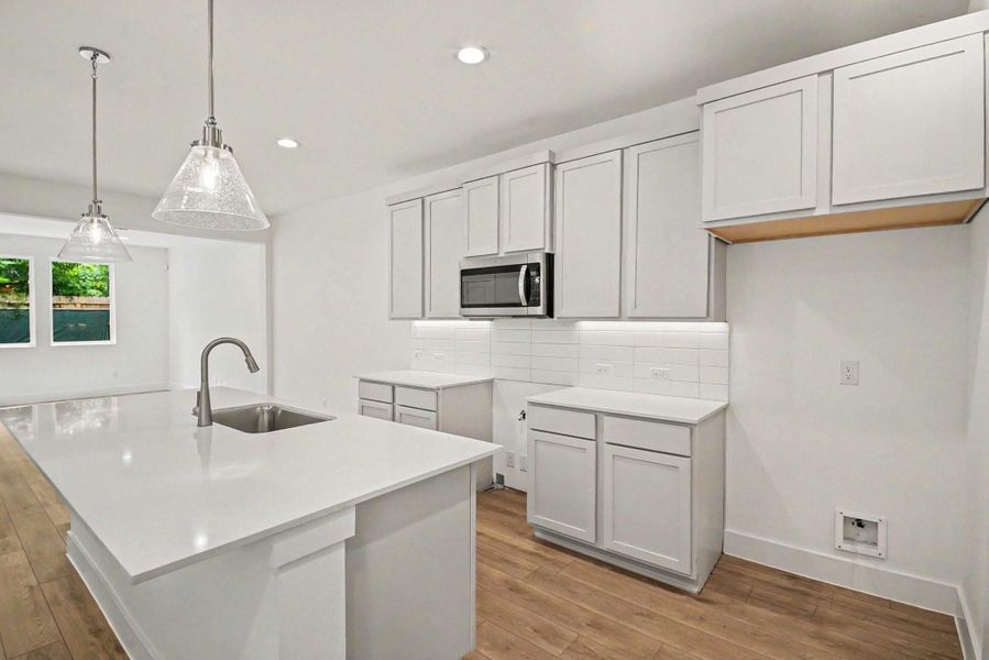 Furnished interior view inside a new home in , Houston (Image 6).