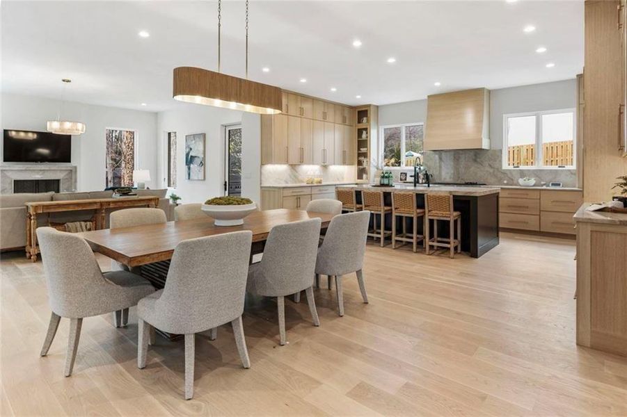 Furnished interior view inside a new home in , Sandy Springs (Image 9). Furnished interior view inside a new home in , Sandy Springs (Image 9).