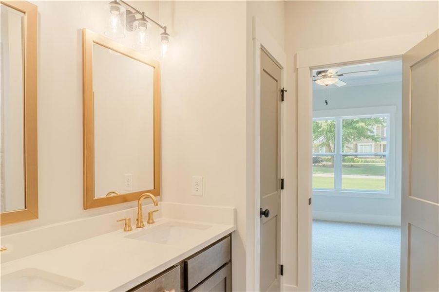 Furnished interior view inside a new home in St. Regis, Oxford (Image 18).
