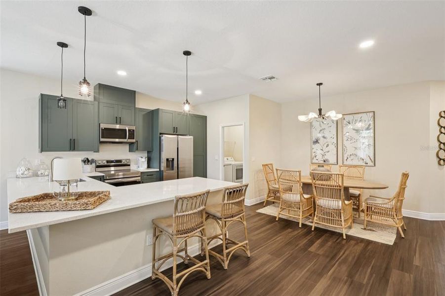 Furnished interior view inside a new home in , Tampa (Image 28).
