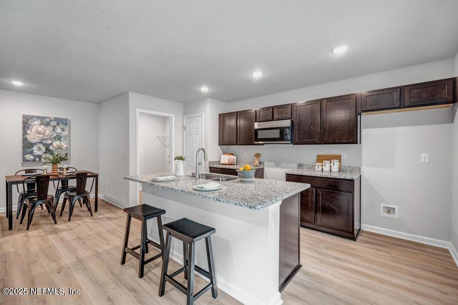 Furnished interior view inside a new home in , Jacksonville (Image 27). Furnished interior view inside a new home in , Jacksonville (Image 27).