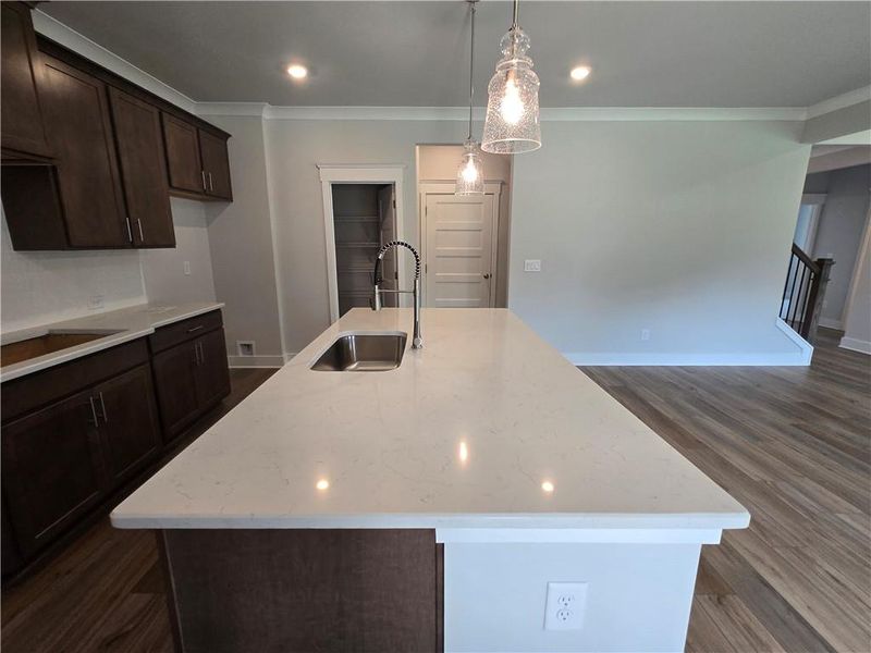 Furnished interior view inside a new home in Pinecrest Ridge, Dacula (Image 10).